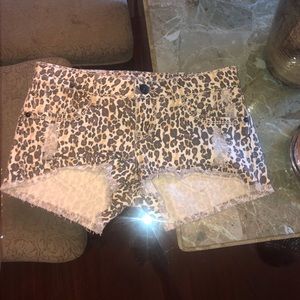 First kiss cheetah shorts